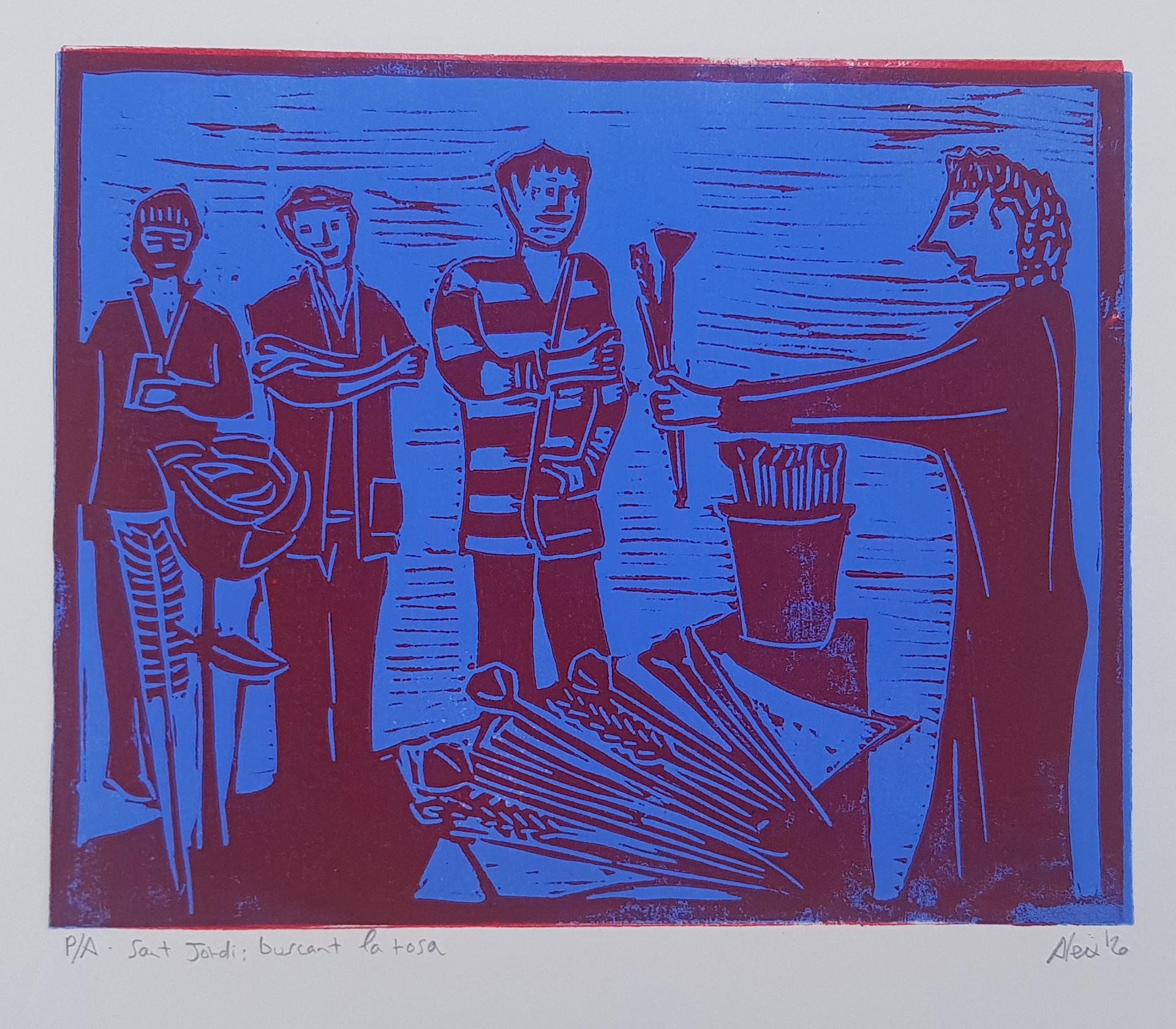 Sant Jordi buscant la rosa 02 BX