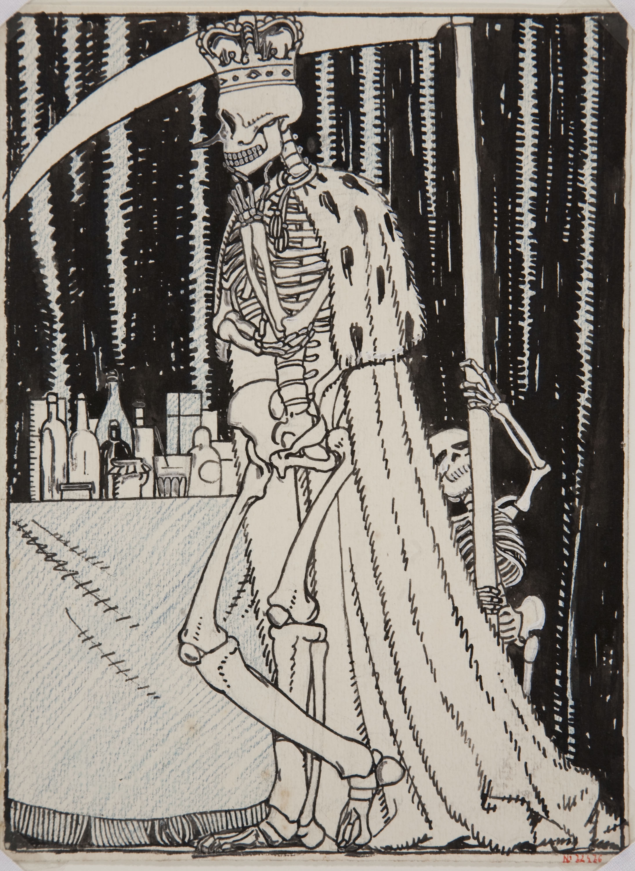 Feliu Elias, "Caram, caram!... Veiam si encara l'agafaré jo...", tinta, 1918 - MNAC